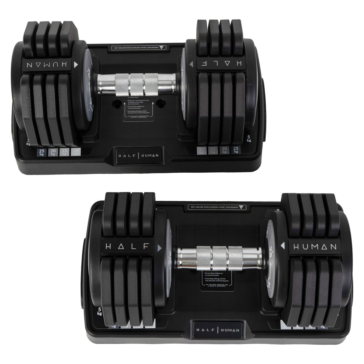 |HalfHumanFIDWeightBenchand 25kgAdjustableDumbbellsPowerSet7|