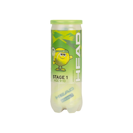 |Head Stage 1 Green Mini Tennis Balls - Tube of 3|