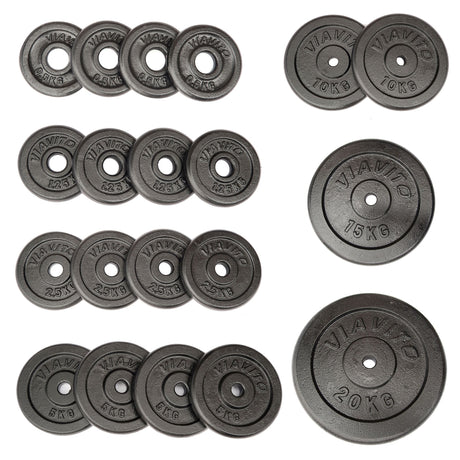 |1 x 15kg|1 x 20kg|2 x 10kg|2 x 15kg|2 x 20kg|4 x 0.5kg|4 x 1.25kg|4 x 2.5kg|4 x 5kg|